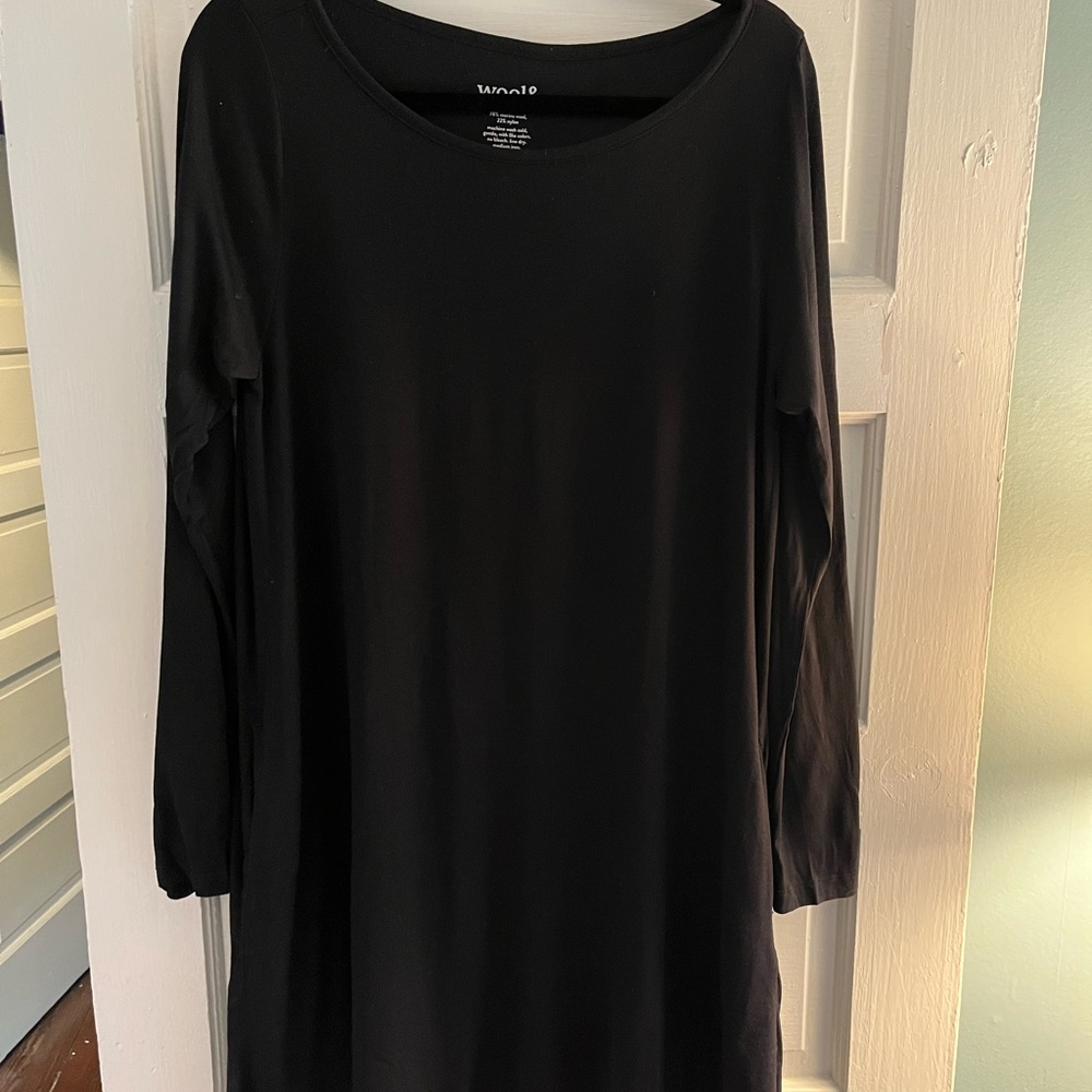 Wool& Rowena Swing Dress black M